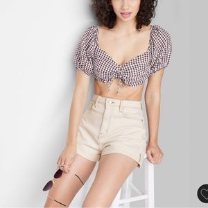 EUC Super High Waisted Shorts